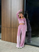 Mina-Pink Lounge Suit