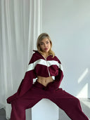 Amira-Stripe Jogger Fit