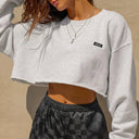 Nora-Raw Crop Sweat