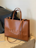 Aria-Brown Tote Bag