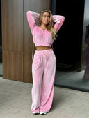 Mina-Pink Lounge Suit