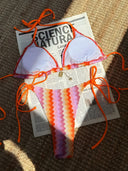 Lina-Zigzag Knit Bikini