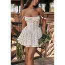Zoe-Tie Bustline Dress