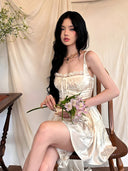 Elena-Satin Corset Dress