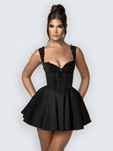 Elsa-Corset Flare Dress