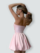Elise-Strapless Glow Dress