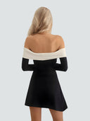 Faye-Off Shoulder Dress