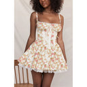 Zoe-Tie Bustline Dress