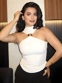Liora-Ring Halter Top