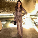 TESSA-Wild Print Maxi Dress