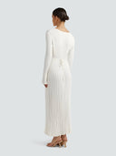 Noor-Textured Long Dress