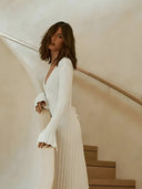Noor-Textured Long Dress