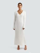 Noor-Textured Long Dress