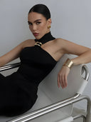 Ivy-Elegance Midi Dress