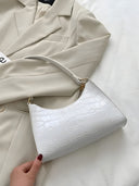 Nora-Glossy Croc Bag