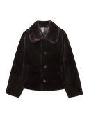 Nina-Leather Fur Jacket