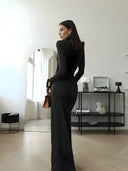 Lira-High Slit Maxi Dress