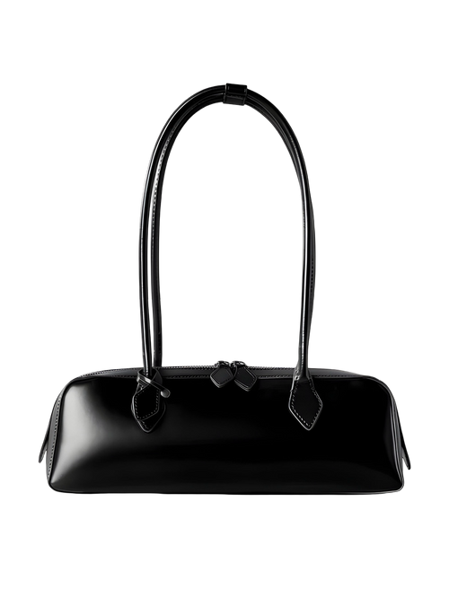 Ines-Gloss Barrel Bag
