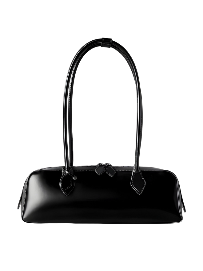 Ines-Gloss Barrel Bag