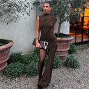NIA-One Shoulder Dress