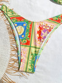 Ava-Baroque Print Bikini