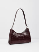 Nora-Glossy Croc Bag