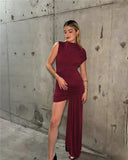 NIA-One Shoulder Dress