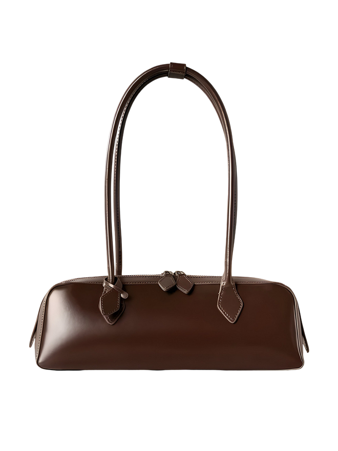 Ines-Gloss Barrel Bag