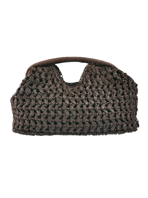 Elena-Woven Tote Bag