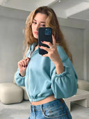 Nora-Crop Hoodie