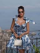 Lilou-Bow Floral Dress