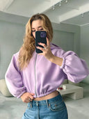 Nora-Crop Hoodie