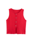 Adele-Knit Button Top