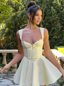 Elsa-Corset Flare Dress