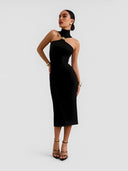 Ivy-Elegance Midi Dress