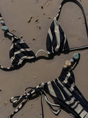 Zara-Striped Bead Bikini
