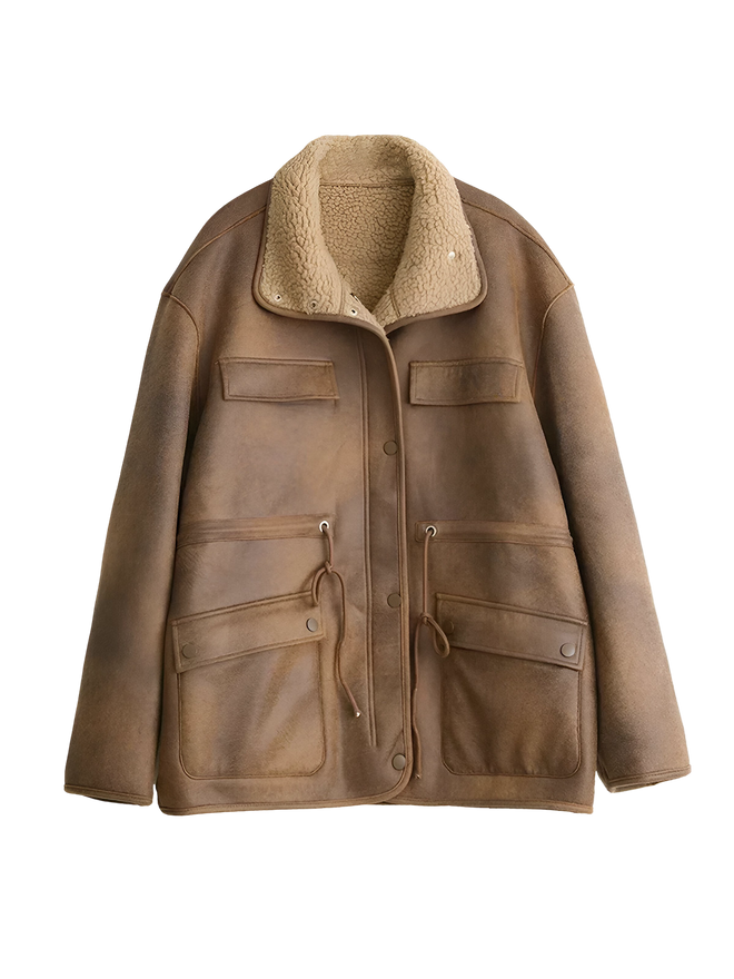 Suri-Cozy Sherpa Jacket
