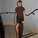 NIA-One Shoulder Dress