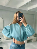 Nora-Crop Hoodie