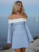Faye-Off Shoulder Dress