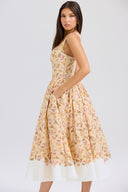 Camille-Garden Corset Dress