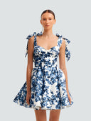 Lilou-Bow Floral Dress