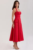Clara-Halter A-Line Dress