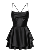 Satin Flare Romper