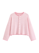 Striped Button Cardigan