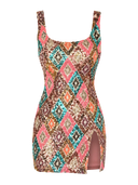 Luxe Diamond Mini Dress