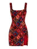 Luxe Diamond Mini Dress