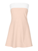 Luxe Contrast Mini Dress