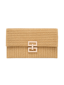 Woven Buckle Clutch