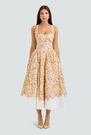Camille-Garden Corset Dress
